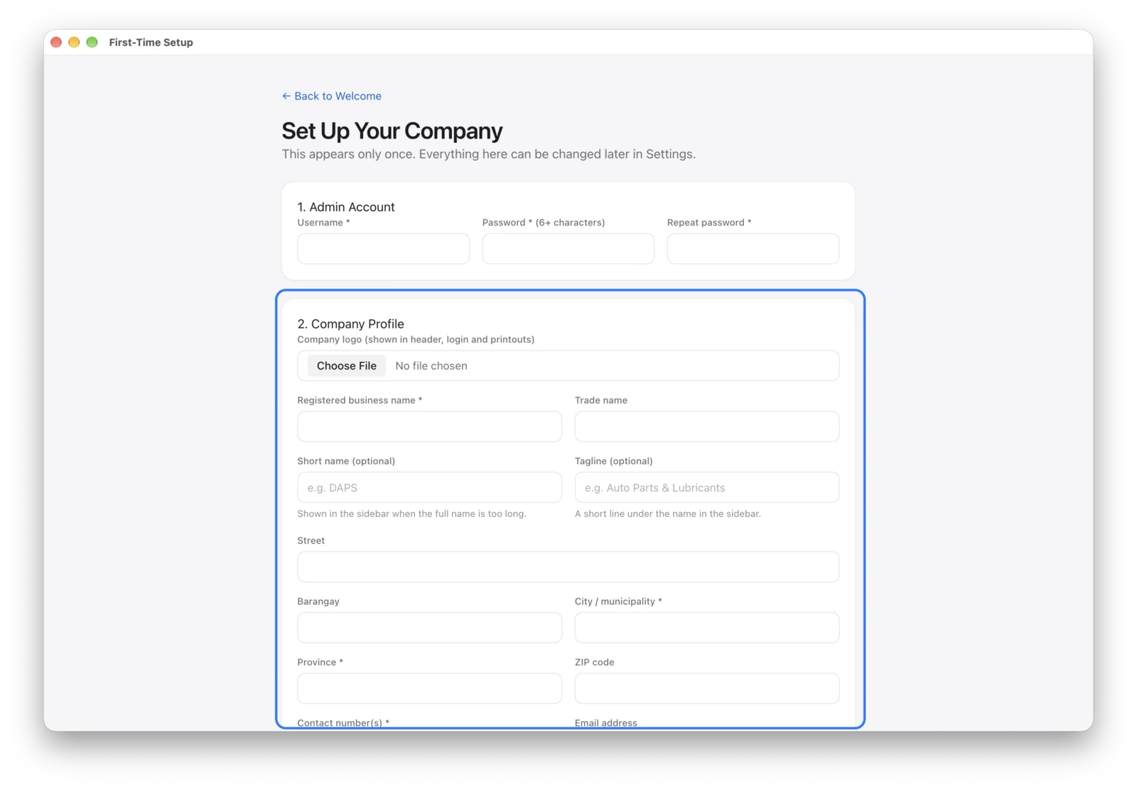 Company profile
